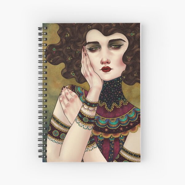 Klimt Muses 5 Spiral Notebook
