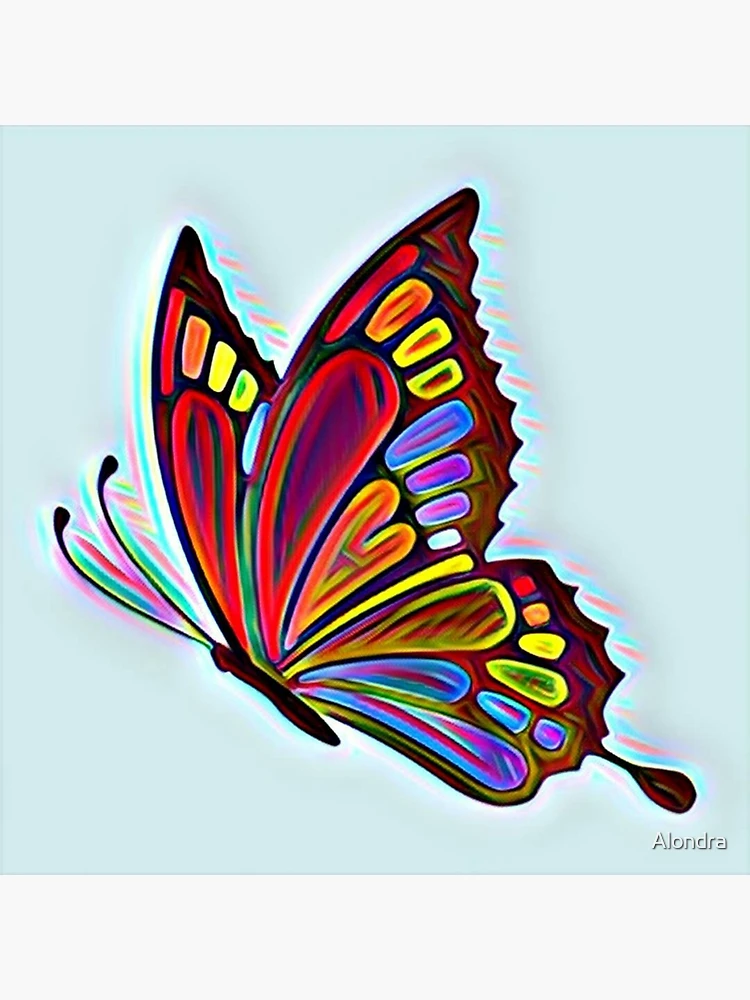 Colorful Abstract Butterfly Art | Photographic Print