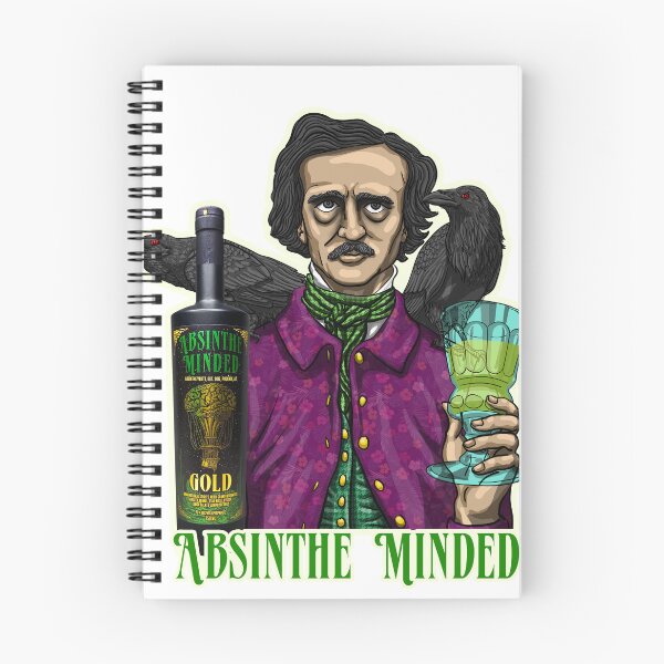 Item preview, Edgar Allan Poe Absinthe Minded Logo designed and sold by Ordovich.