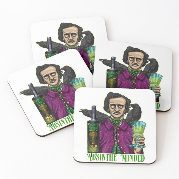 Item preview, Edgar Allan Poe Absinthe Minded Logo designed and sold by Ordovich.