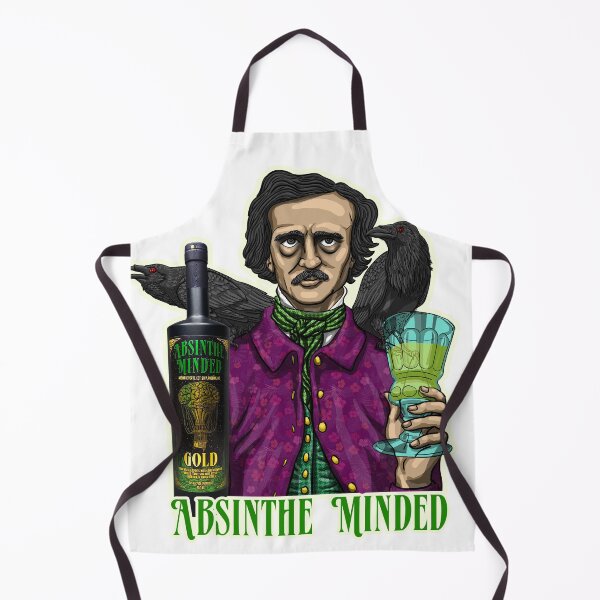 Item preview, Edgar Allan Poe Absinthe Minded Logo designed and sold by Ordovich.