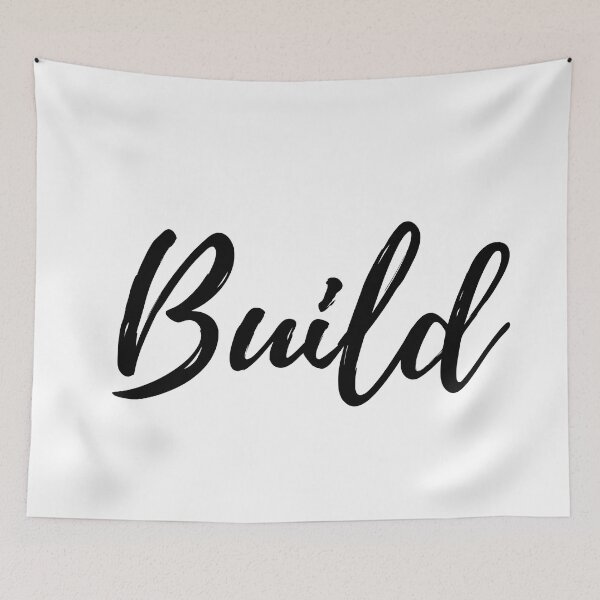 Item preview, If you Build it - They will Come - Motivational Affirmation Mantra designed and sold by ActionFocus.