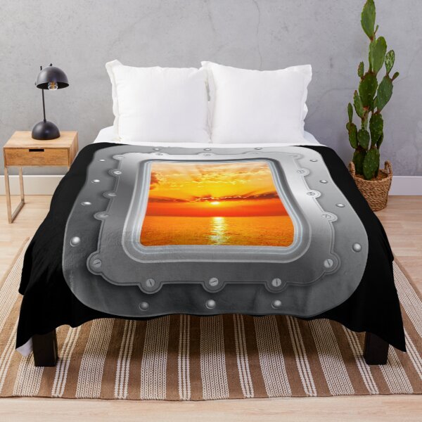 Item preview, Ship, plane, window Porthole, "Sunset View" designed and sold by 13thstreet.