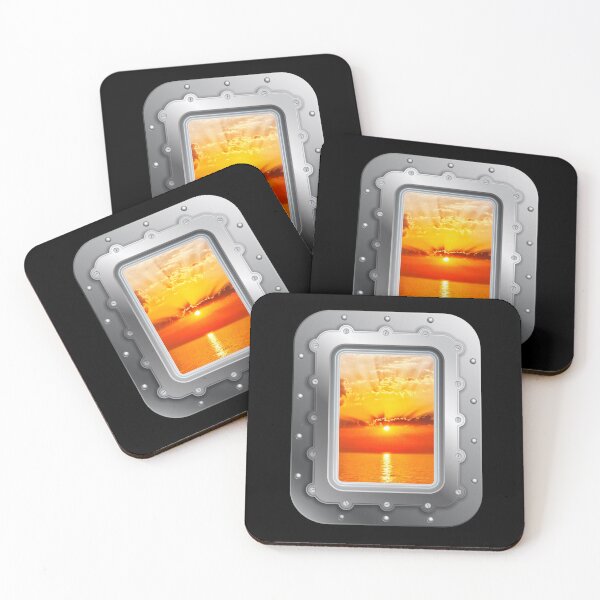 Item preview, Ship, plane, window Porthole, "Sunset View" designed and sold by 13thstreet.
