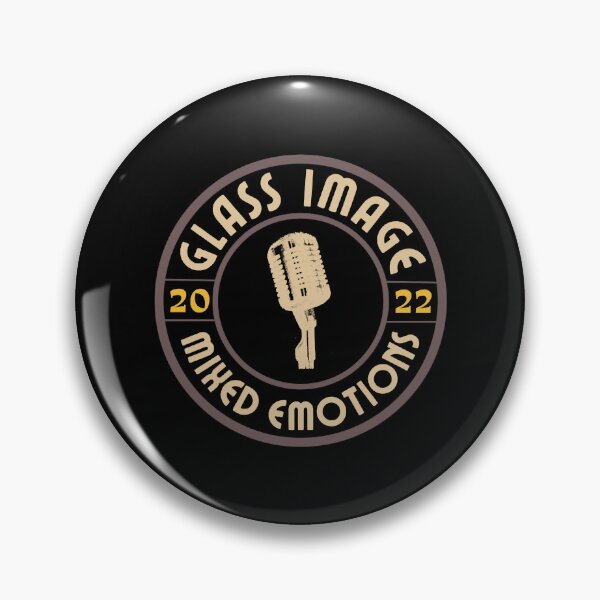 Artikelvorschau, Glasbild Mixed Emotions Crest entworfen und verkauft von EdnaCatona.