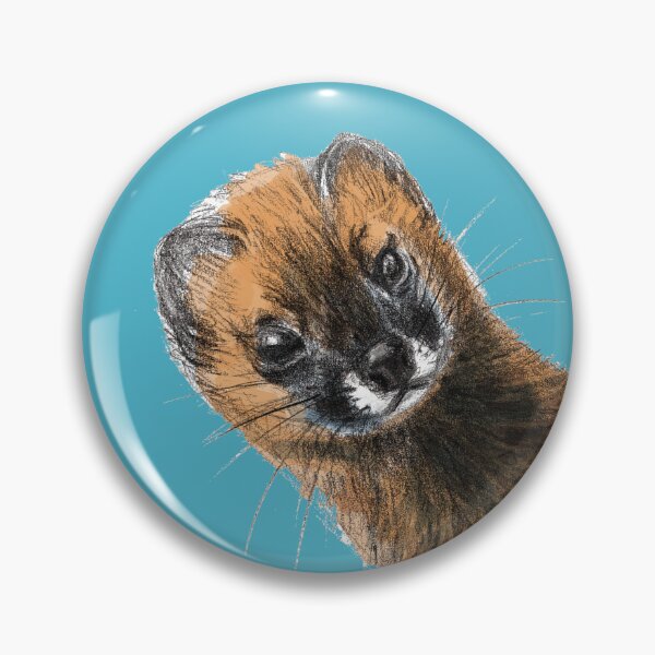 Item preview, Orange Kolonok Siberian Weasel designed and sold by belettelepink.