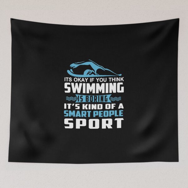 Item preview, Swimming Is Boring Smart People Sport Tshirt Classic T-Shirt designed and sold by dianemiriami6.