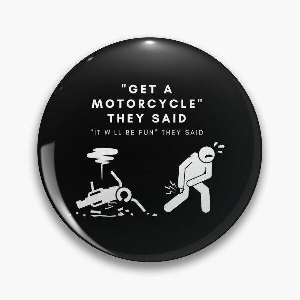 Artikelvorschau, "Kaufen Sie ein Motorrad", sagten sie entworfen und verkauft von HBVinyls.