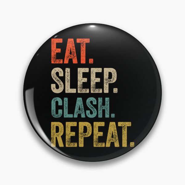 Item preview, Clash Of Clans T-ShirtEat sleep clash repeat retro vintage designed and sold by MatthusDeligt.