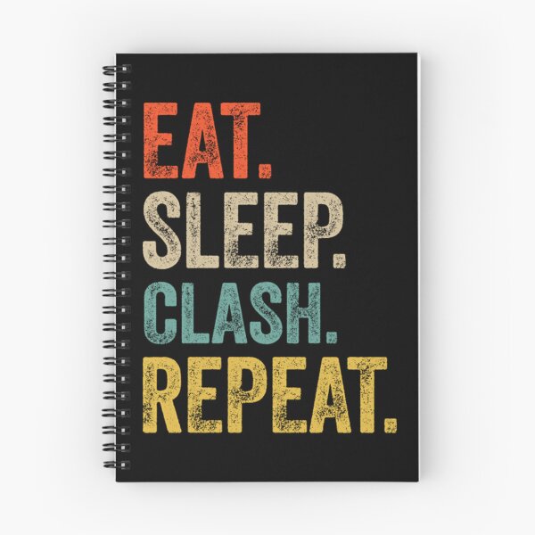 Item preview, Clash Of Clans T-ShirtEat sleep clash repeat retro vintage designed and sold by MatthusDeligt.