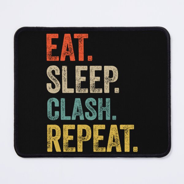 Item preview, Clash Of Clans T-ShirtEat sleep clash repeat retro vintage designed and sold by MatthusDeligt.