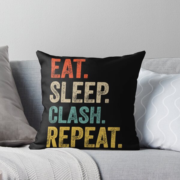 Item preview, Clash Of Clans T-ShirtEat sleep clash repeat retro vintage designed and sold by MatthusDeligt.