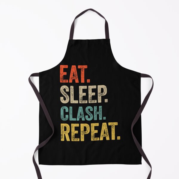 Item preview, Clash Of Clans T-ShirtEat sleep clash repeat retro vintage designed and sold by MatthusDeligt.