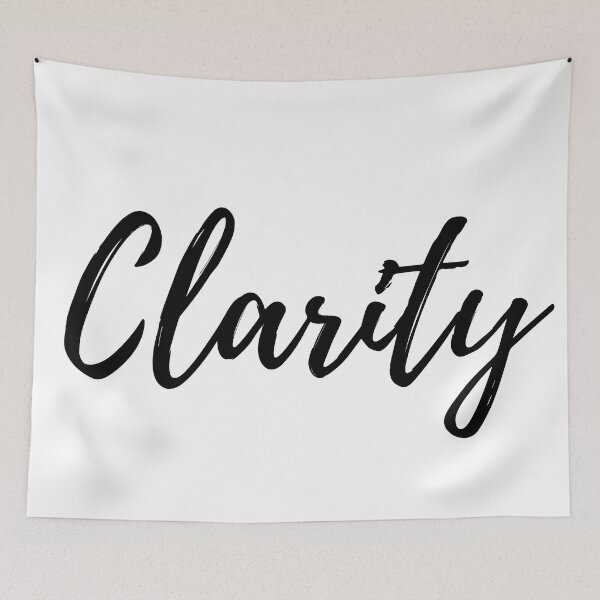 Item preview, I can see clearly now - Clarity - Motivational Word designed and sold by ActionFocus.