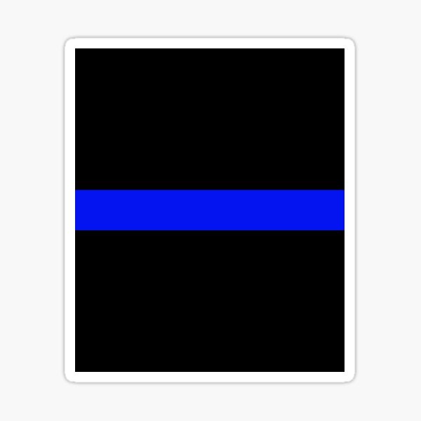 Police Thin Blue Line Sticker