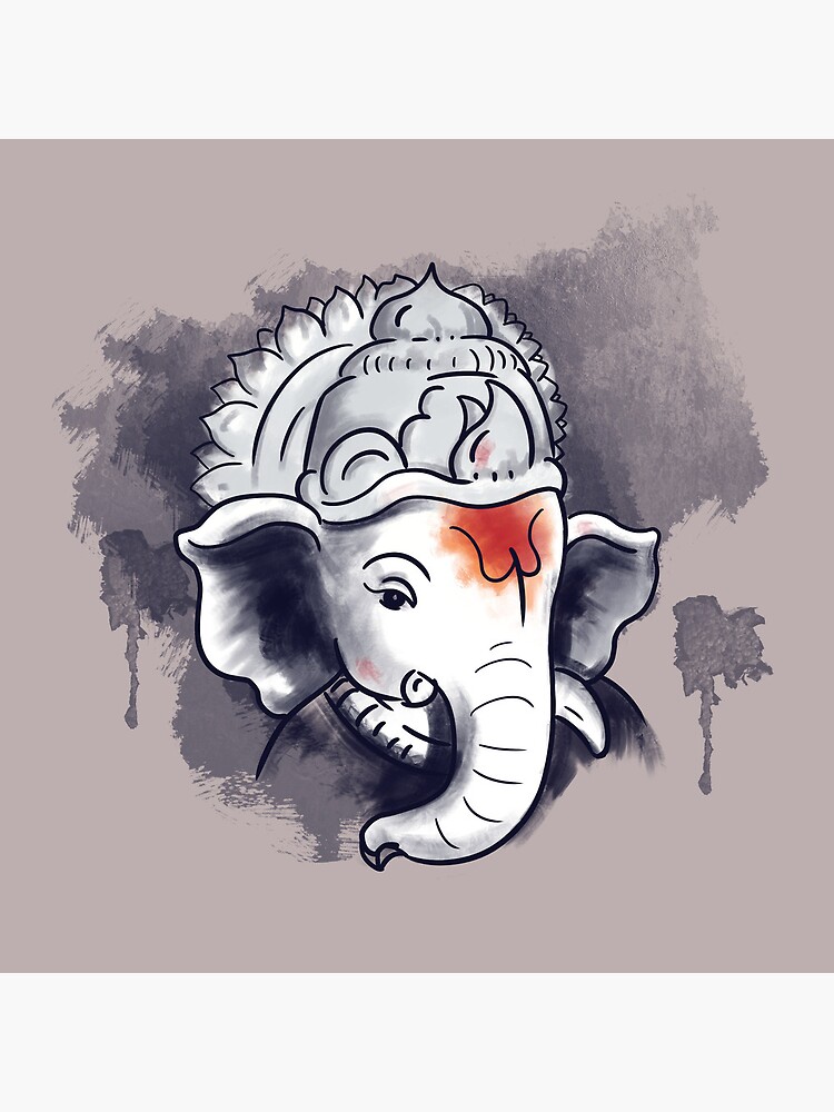 Cute Shree Ganesha Face Drawing, Easy Ganpati Face Pencil Sketch, Pencil  Drawing | Pencil drawing images, Drawing tutorial, Ganesha drawing