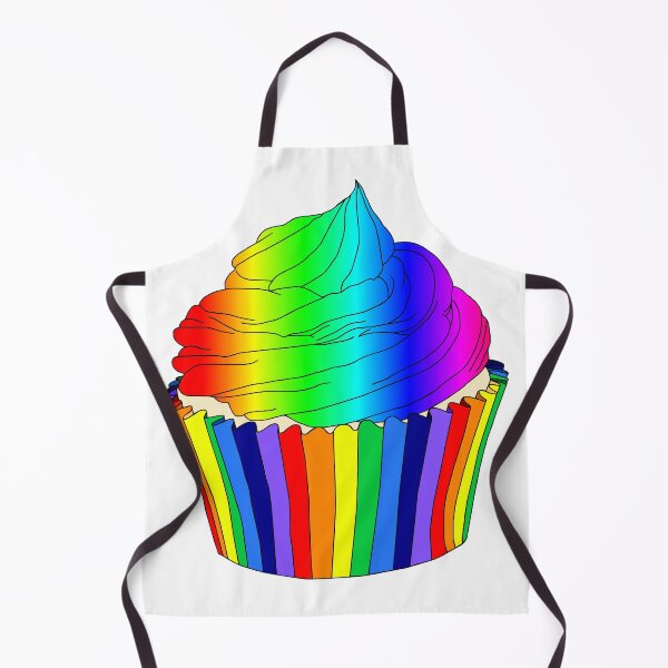 Item preview, Bright Rainbow Ombre Cupcake designed and sold by Deborah Camp.