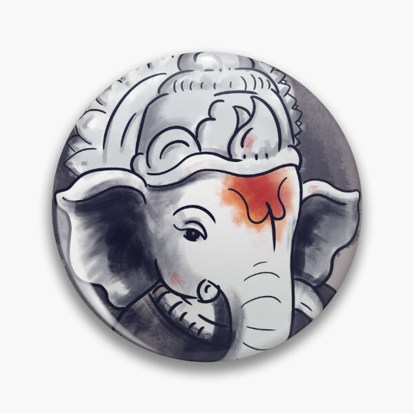 Item preview, Lord Ganesh Ganpati Vinayaka Hindu God Watercolor designed and sold by tanabe.