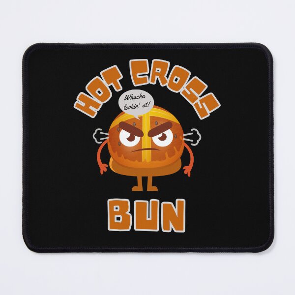 Item preview, Angry Hot Cross Bun designed and sold by my-green-gecko.