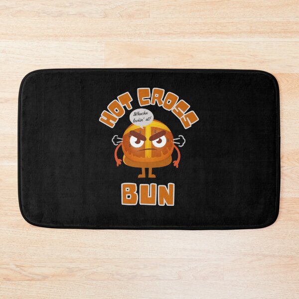 Item preview, Angry Hot Cross Bun designed and sold by my-green-gecko.