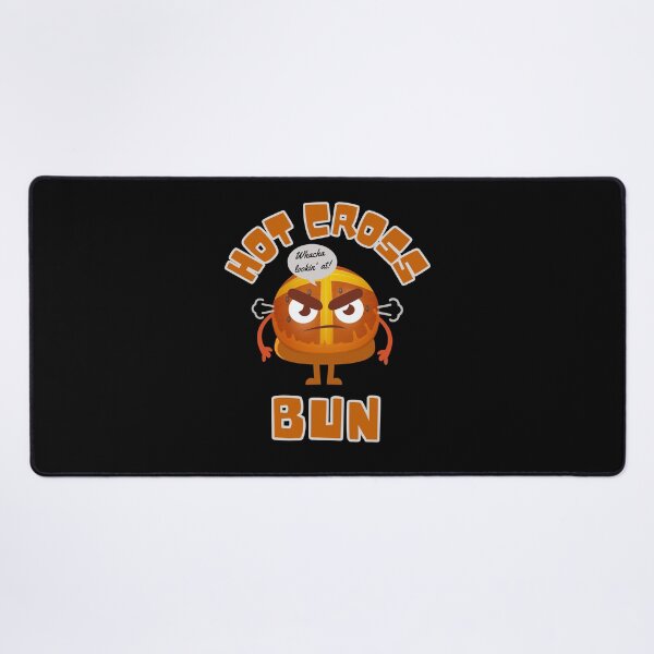 Item preview, Angry Hot Cross Bun designed and sold by my-green-gecko.