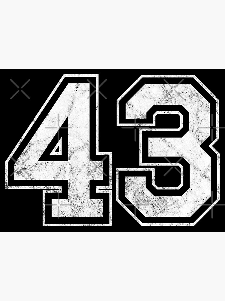 number-43-poster-for-sale-by-paulsdesign-redbubble