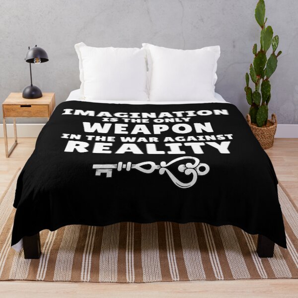 Item preview, Alice in wonderland book quote Imagination is the only weapon in the war against reality designed and sold by shmodev.