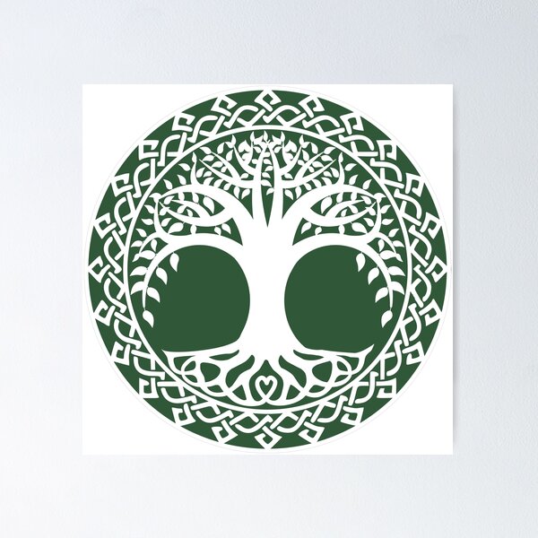 Item preview, Celtic Symbols: The Tree of Life in a Circle designed and sold by Happy Puppy Print On Demand.