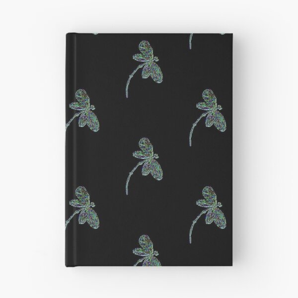 Item preview, Solo Rainbow Dragonfly on Black designed and sold by lyndseyart.