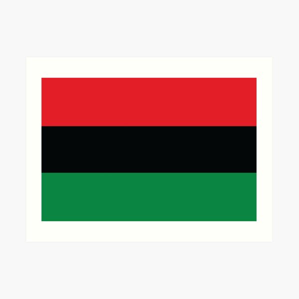 Black Liberation Flag Art Print