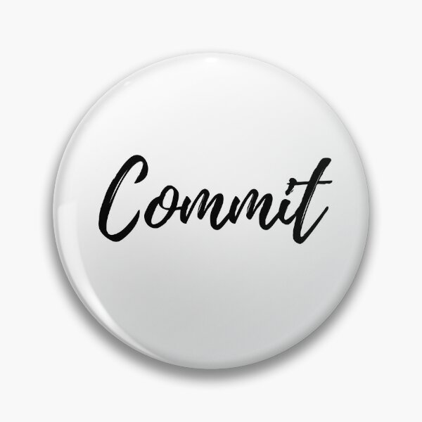 Item preview, Commit - Motivational Affirmation Word designed and sold by ActionFocus.