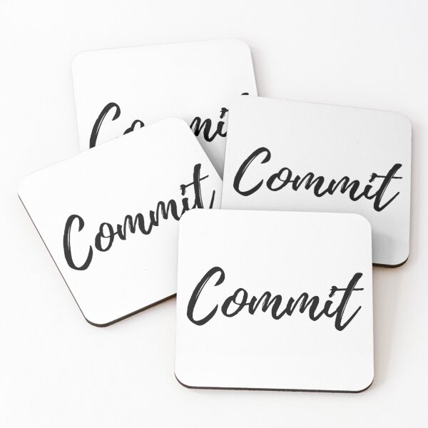 Item preview, Commit - Motivational Affirmation Word designed and sold by ActionFocus.