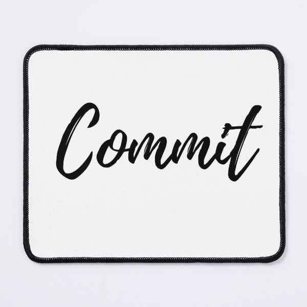 Item preview, Commit - Motivational Affirmation Word designed and sold by ActionFocus.