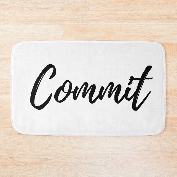 Item preview, Commit - Motivational Affirmation Word designed and sold by ActionFocus.