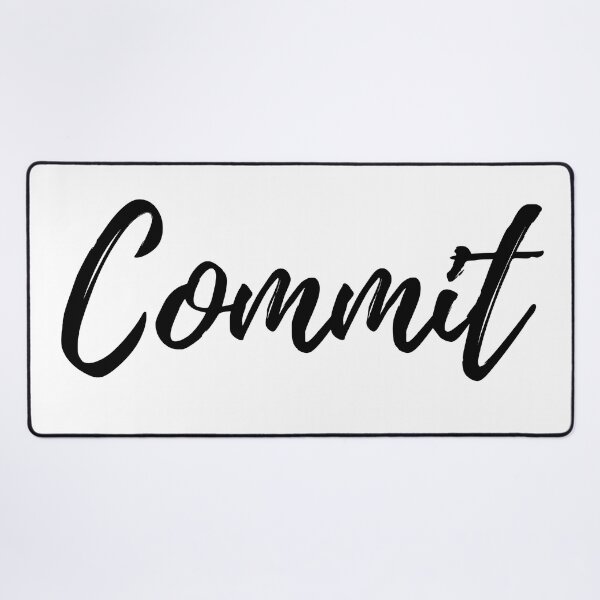 Item preview, Commit - Motivational Affirmation Word designed and sold by ActionFocus.