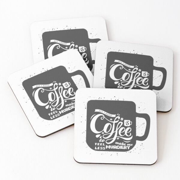 Item preview, El café me hace sentir menos asesino CamisetaEl café me hace sentir menos asesino designed and sold by MatthusDeligt.