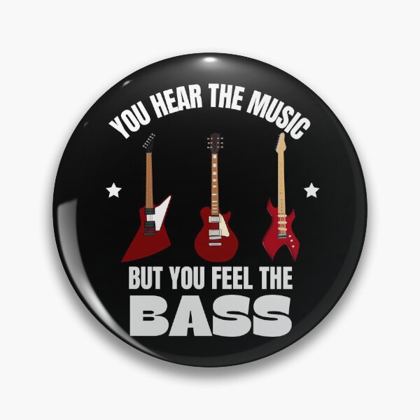 Item preview, You Hear The Music But You Feel The Bass As A Bass Player For Bass Lovers designed and sold by Funwithmusic.