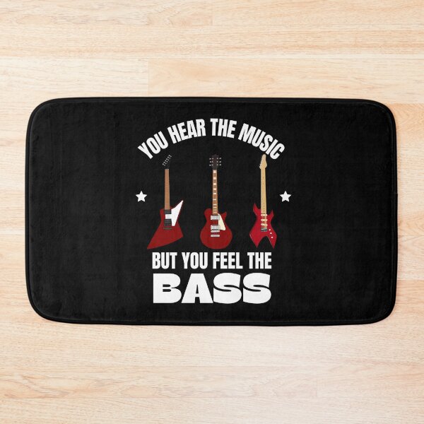 Item preview, You Hear The Music But You Feel The Bass As A Bass Player For Bass Lovers designed and sold by Funwithmusic.
