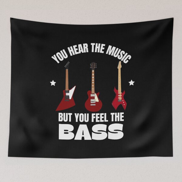 Item preview, You Hear The Music But You Feel The Bass As A Bass Player For Bass Lovers designed and sold by Funwithmusic.