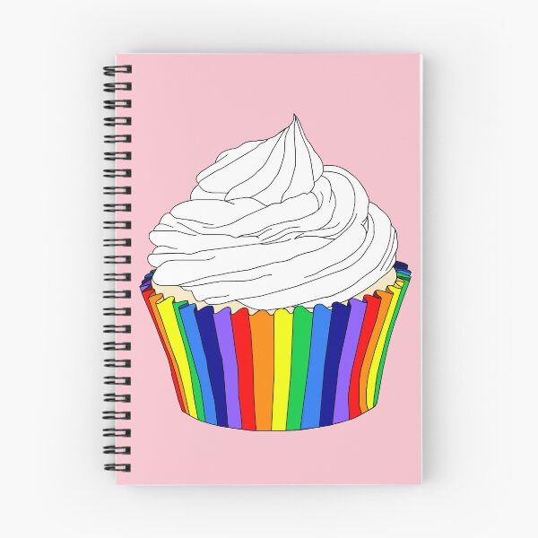 Item preview, Rainbow Cupcake with Vanilla Icing  designed and sold by Deborah Camp.