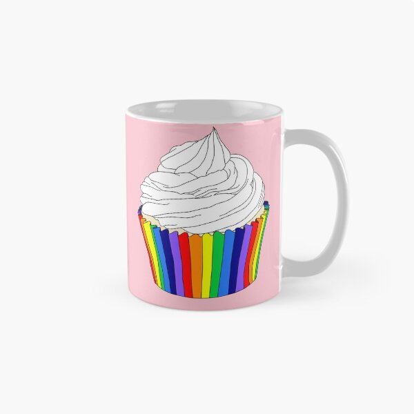 Item preview, Rainbow Cupcake with Vanilla Icing  designed and sold by Deborah Camp.
