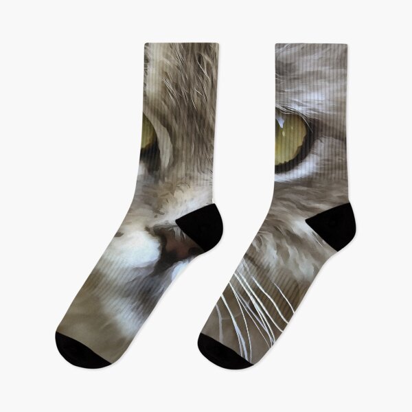 Item preview, Stunning Grey Cat Pet Artistic Portrait designed and sold by taiche.