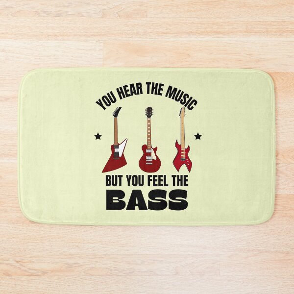 Item preview, You Hear The Music But You Feel The Bass As A Bass Player For Bass Lovers designed and sold by Funwithmusic.