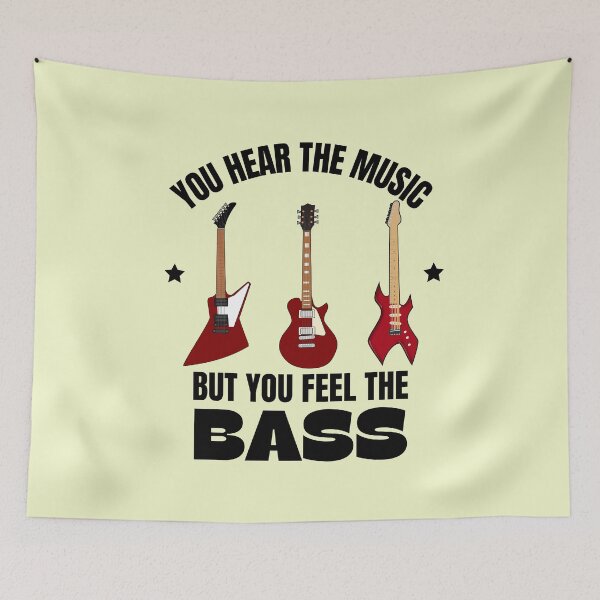 Item preview, You Hear The Music But You Feel The Bass As A Bass Player For Bass Lovers designed and sold by Funwithmusic.