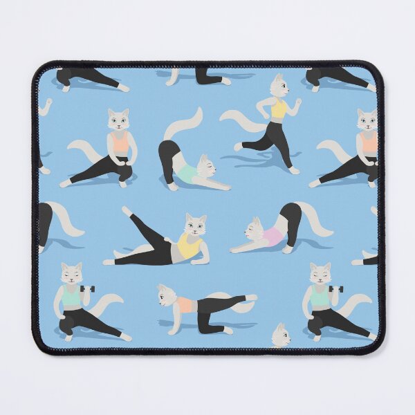 Item preview, Fitness Cats Colorful designed and sold by nadyanadya.
