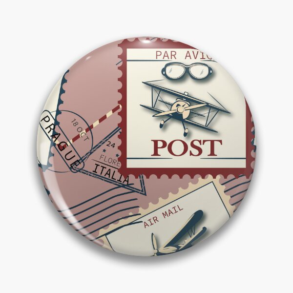 Item preview, old stamps with airplanes designed and sold by Natairbrush.
