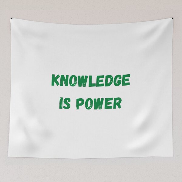 Item preview, KNOWLEDGE IS POWER designed and sold by IsaCria.