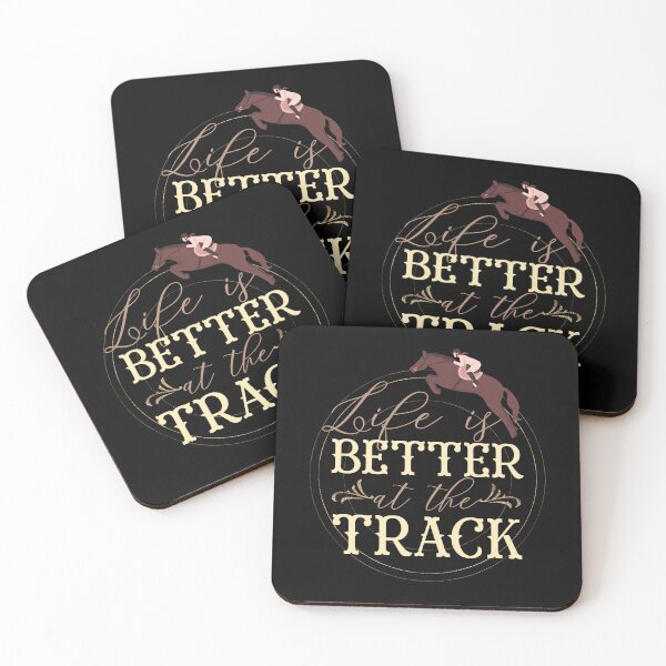 Item preview, Life is Better at the Track  designed and sold by edwinvisuals.