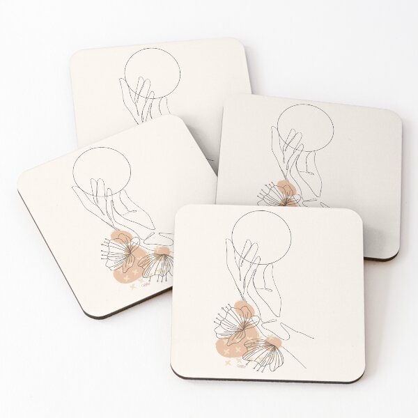 Item preview, Earthy minimalistic floral boho lineart  designed and sold by CreativeStrand.