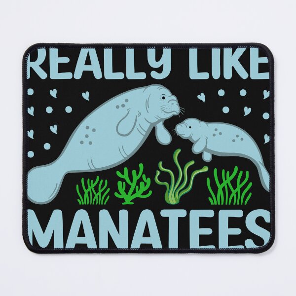 Item preview, I Just Really Like Manatees Ok Funny Sea Cows Sirenia Lover designed and sold by CreativeVez.